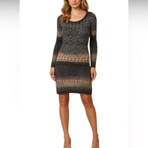 $250 Etincelle Couture Women’s Size 2 Wool Blend Long Sleeve Sweater Dre…